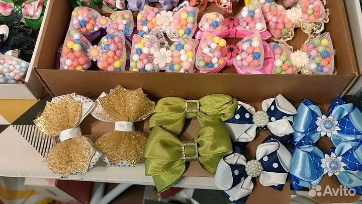 Резинки - бантики, заколки для волос