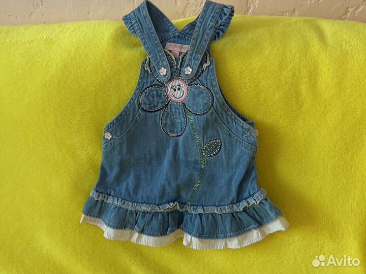 Сарафан на пуговицах сверху и по бокам