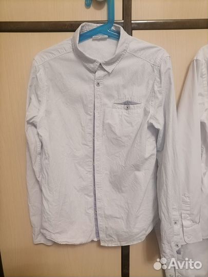 Рубашки пакетом 140 рр на мальчика 5шт