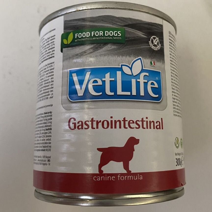 Корм для собак vetlife gastrointestinal