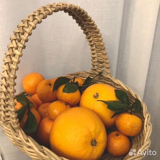 Корзина плетеная для фруктов