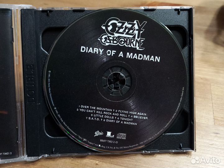 Ozzy osbourne. Diary of madman