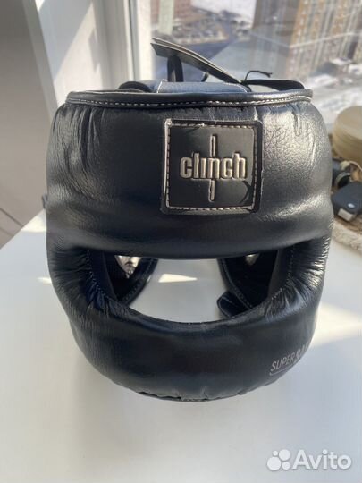 Clinch шлем с бампером боксерский