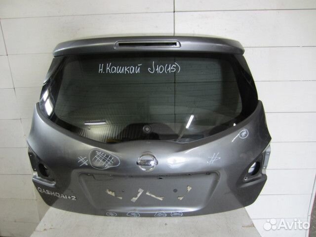 Дверь багажника со стеклом Ниссан Кашкай +2