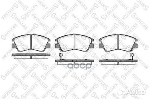 286 002-SX 275 02FDB556 колодки дисковые п