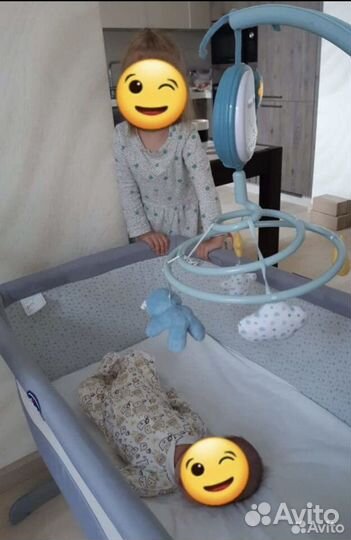 Кроватка chicco next2me