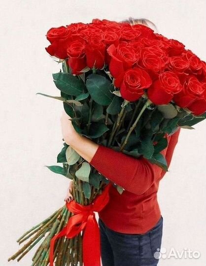 Высокие розы Букеты с доставкой