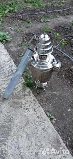 Самовар на дровах 5 литров СССР бу