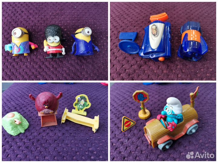 Игрушки из макдональдса пакетом