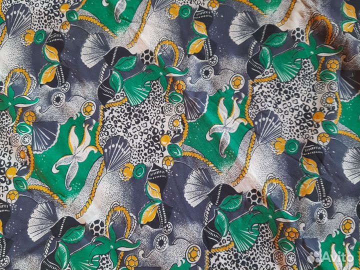 Отрез ткани хлопок СССР