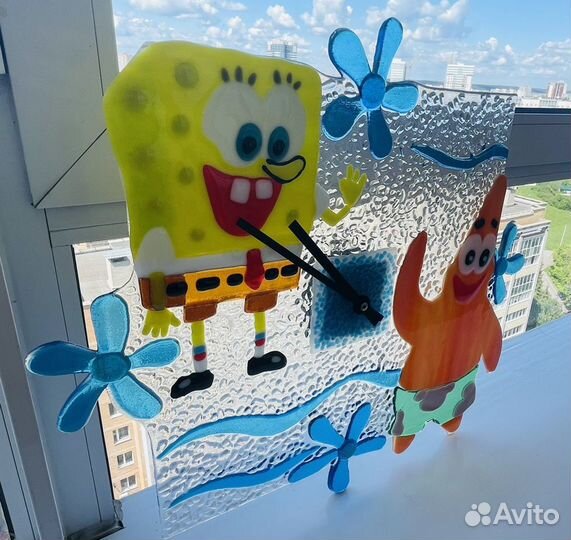 Часы муранское стекло