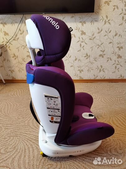 Автокресло Lionelo Bastiaan isofix (Фиолетовое) гр