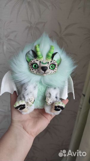 Игрушка плюшевая на заказ ручной работы дракон