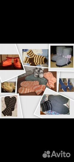 Носки вязаные ручной работы