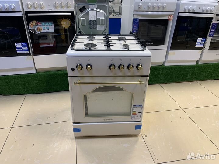 Газовая плита De Luxe бежевый
