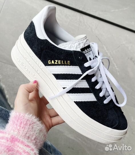 Adidas Gazelle Bold Core Black White