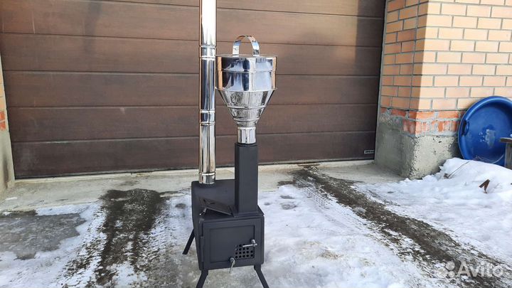 Печь для палатки, универсальная,еман турист