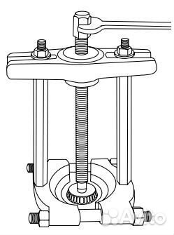 Набор съёмников подшипников 30-75мм