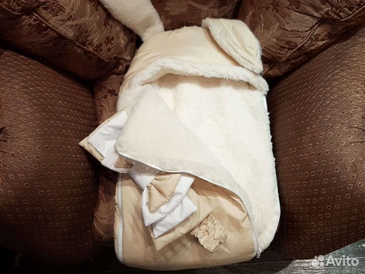 Конверт на выписку для девочки зима