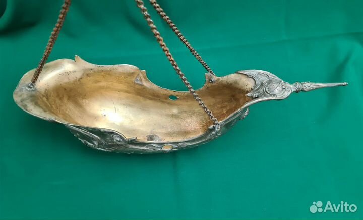 Кашпо корабль 19в