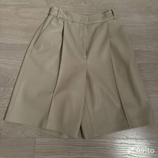 Шорты из эко кожи