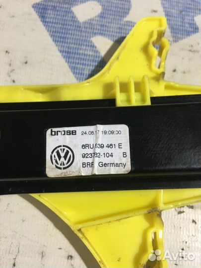 Трапеция стеклоподъёмника задн. volkswagen polo 5