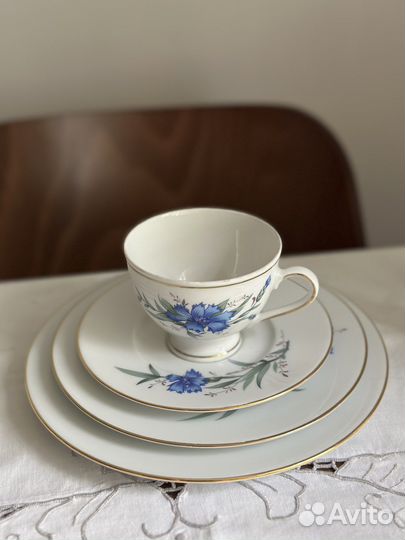 Винтажная чайная посуда и посеребрение