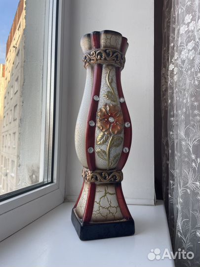 Ваза для цветов большая шикарная