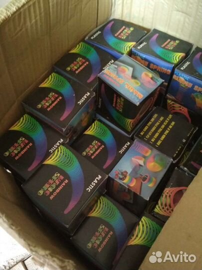 Пружинка цветная радуга