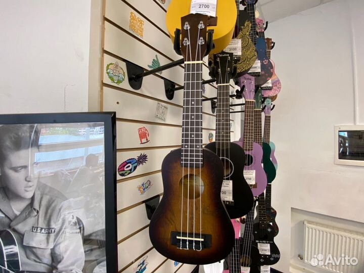 Shinobi D-21/SA сопрано-укулеле с рисунком