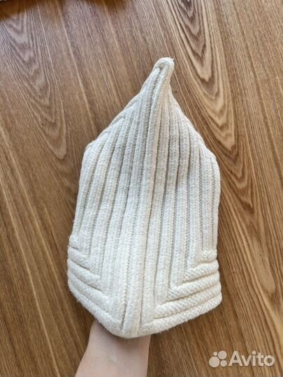 Шапка шлем из шерсти мериноса