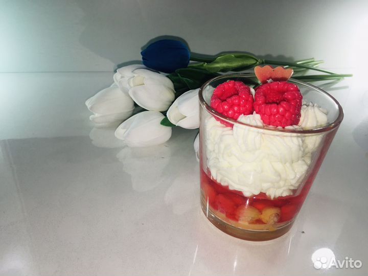 Десертные свечи,скрабы