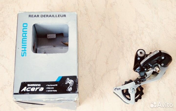 Задний переключатель shimano acera, новый