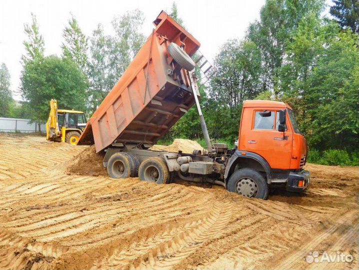 Песок щебень