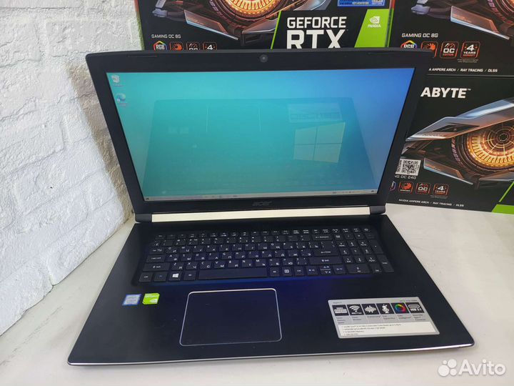 Acer aspire 17,3 с хорошей картой