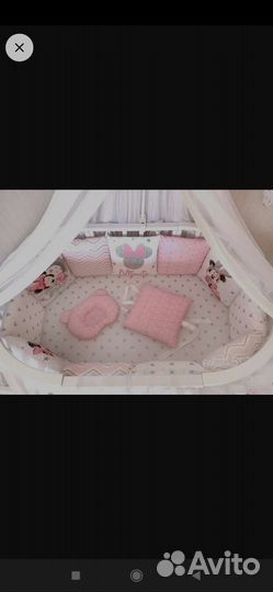 Комплект в кроватку для новорожденных