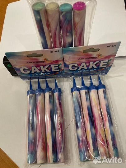 Свеча фонтан для торта