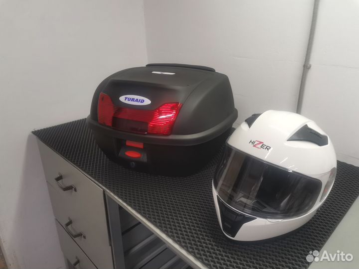 Кофр 42 литра turaid с мягкой спинкой, быстросъемн