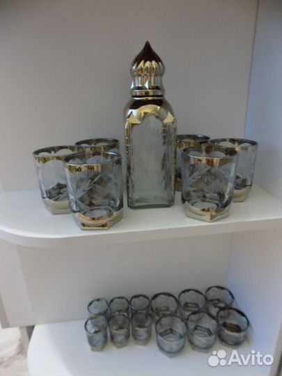 Коньячно-водочный набор СССР в отличном состоянии
