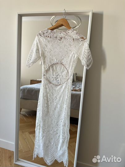 Платье коктейльное свадебное for love&lemons xs s