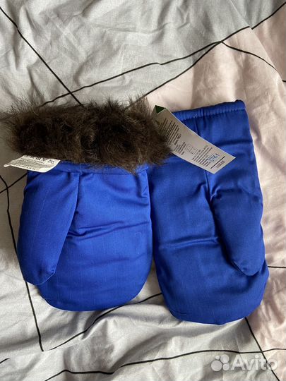 Варежки меховые мужские