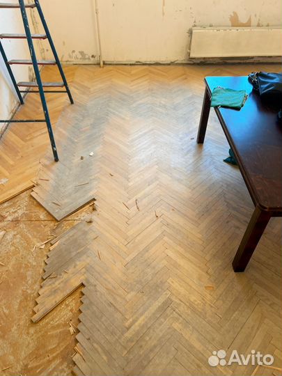 Паркет на дрова