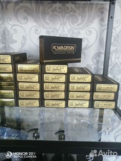 Картриджи для татуажа Kwadron. Картриджи для тату