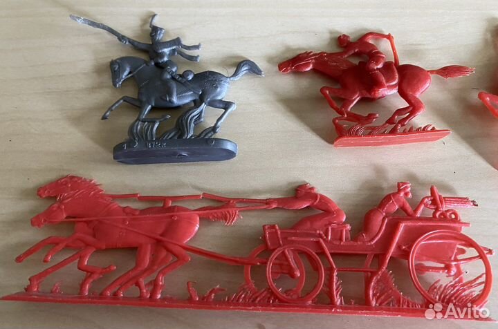 Солдатики пластмассовые СССР конные