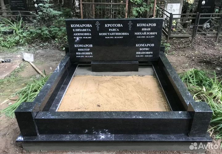 Памятники, благоустройство могил