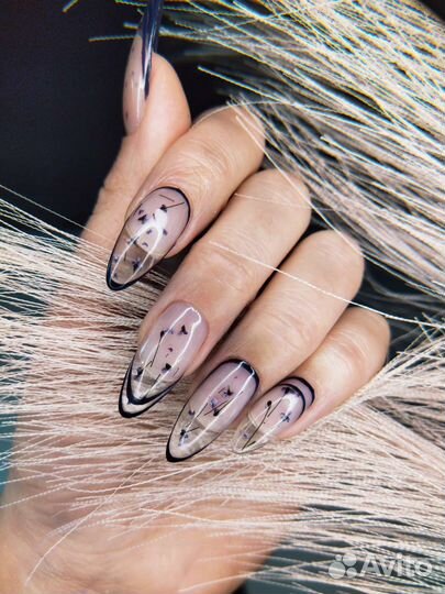 Маникюр+ гель-лак, наращивание ногтей