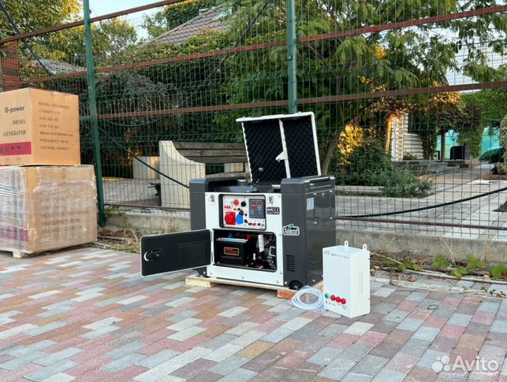 Генератор дизельный 10 kW g-power трехфазный