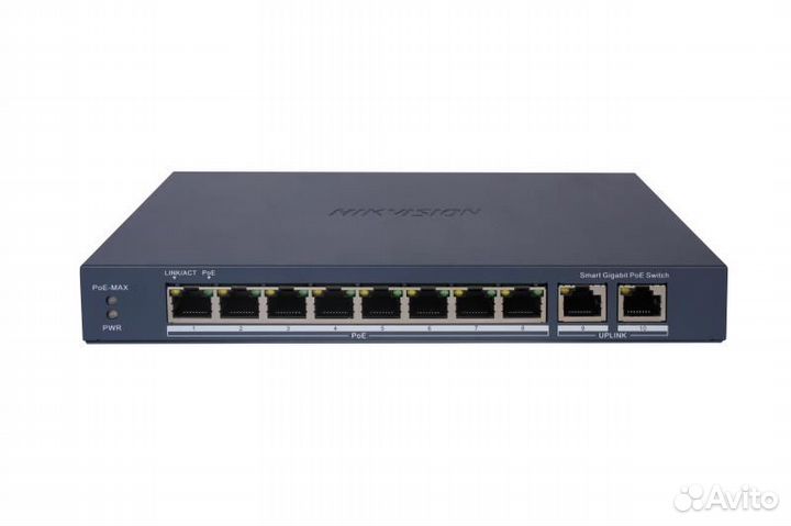 Управляемый коммутатор Hikvision DS-3E1510P-EI (V2