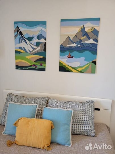 Панно из кожи/экокожи