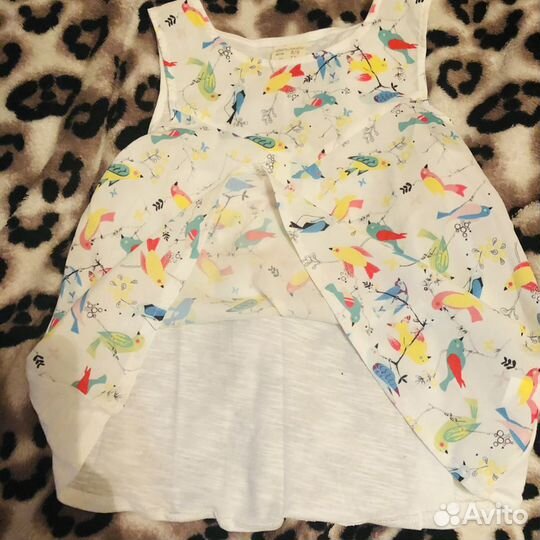 Блузка zara новая девочка 116